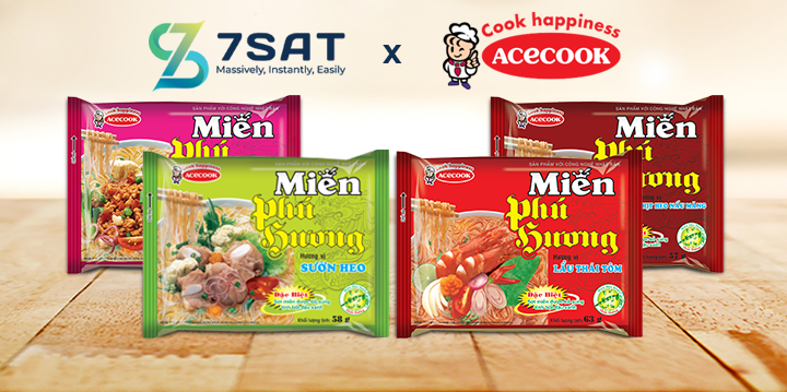 Acecook | Miến Phú Hương - Sợi trắng thon, Ngon tinh tế