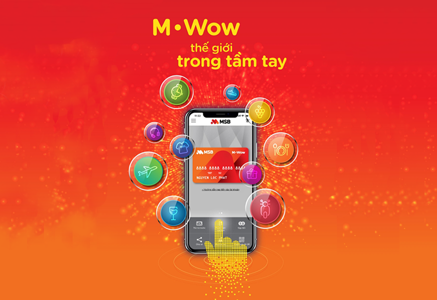 MSB - Ra mắt ứng dụng thanh toán M.WOW